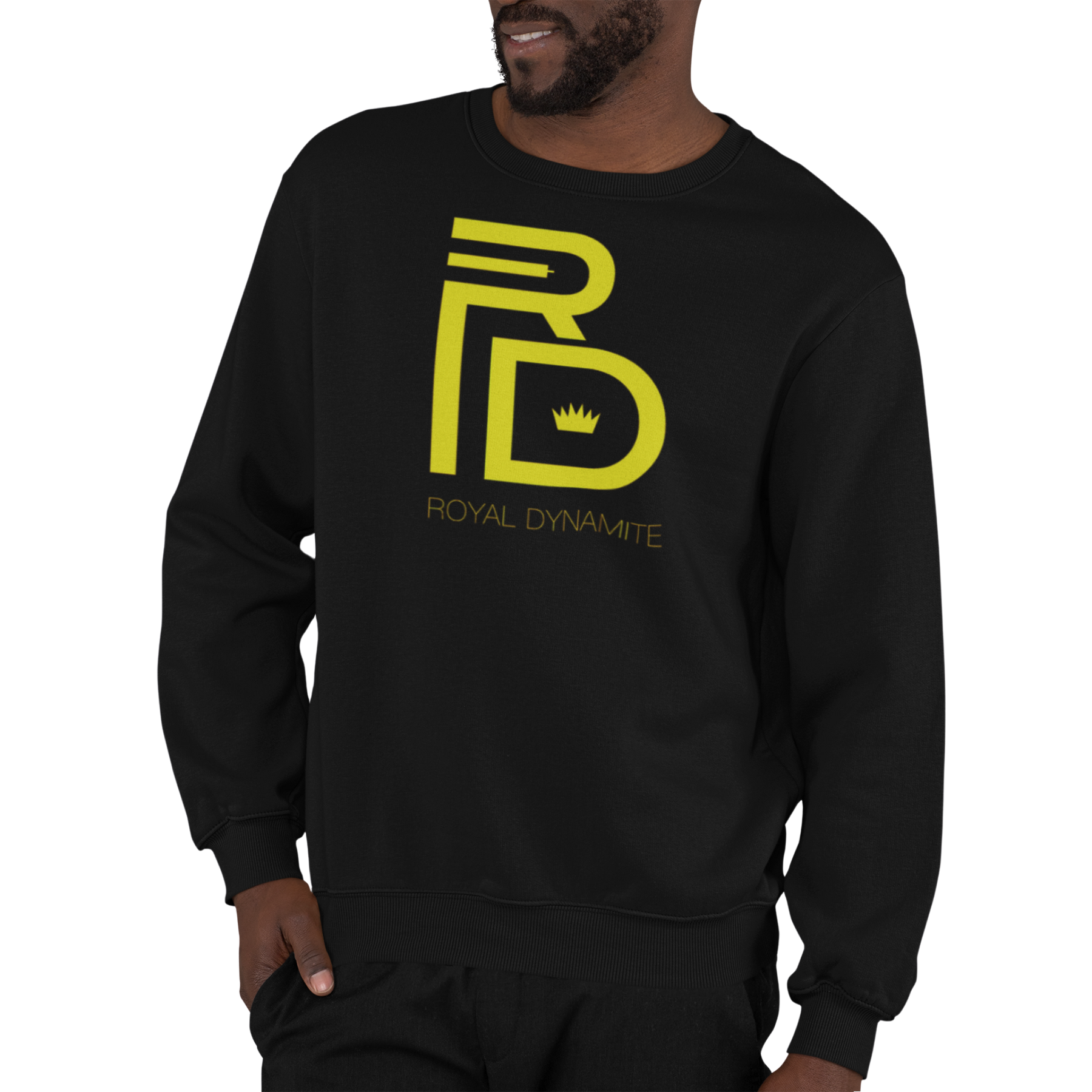 RD OG LOGO SWEATER BLACK W| YELLOW
