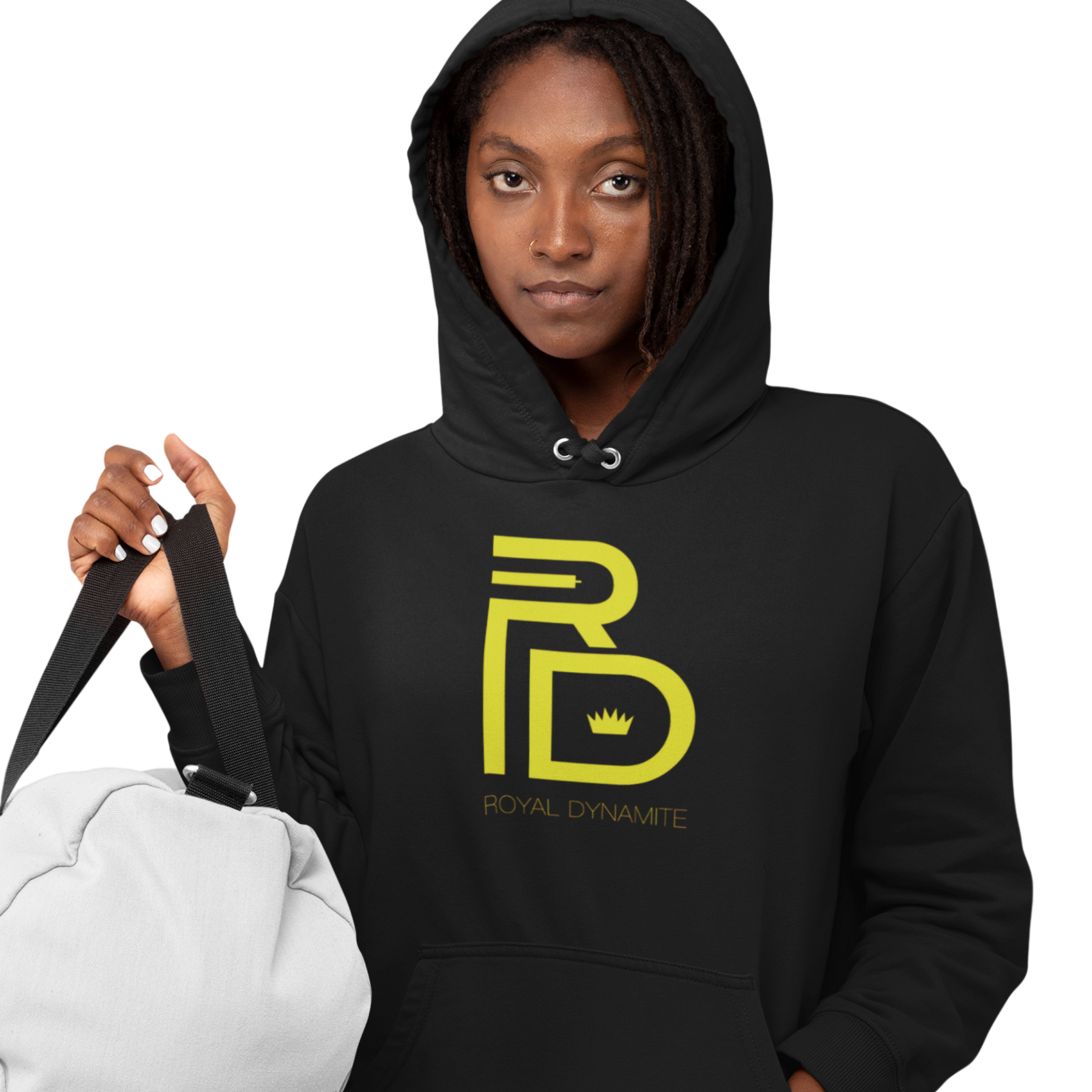 OG RD Logo Hoodie BLACK & YELLOW