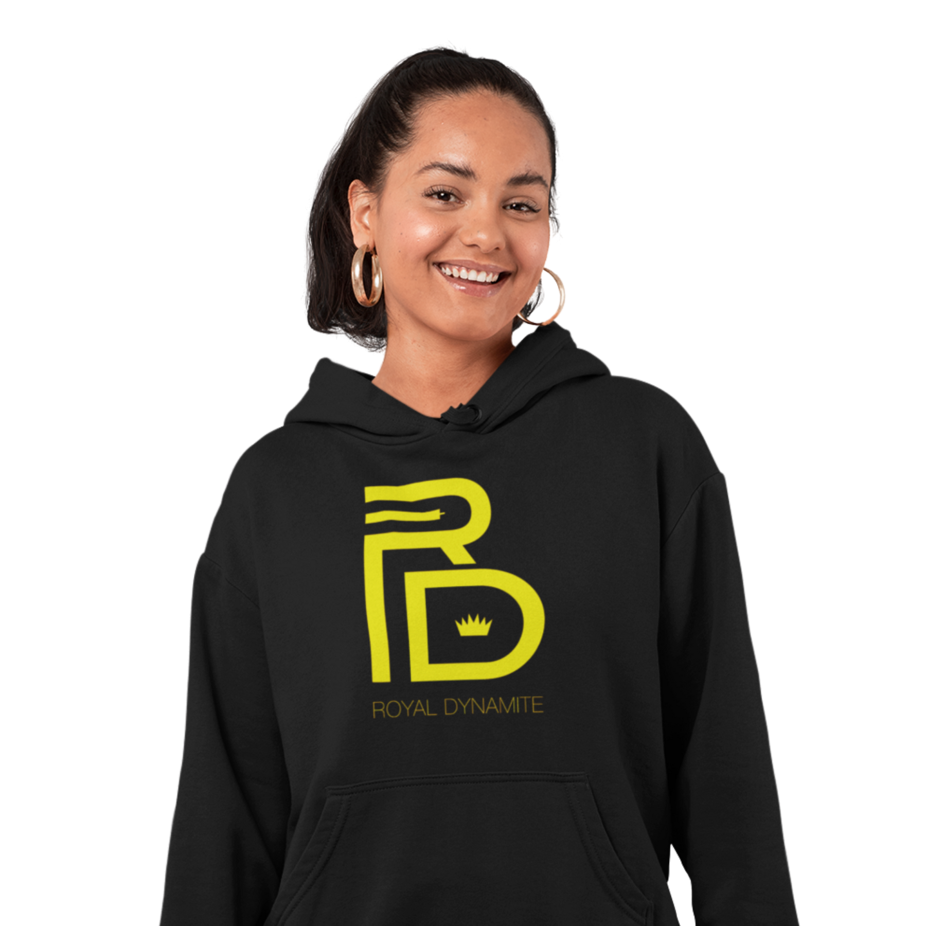 OG RD Logo Hoodie BLACK & YELLOW