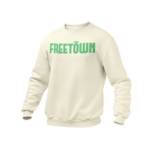 FREETOWN SWEATER - Royal Dynamite #color_CREAM & GREEN